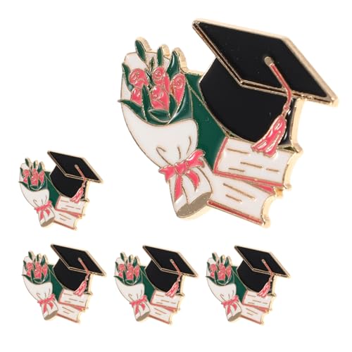 Pin académique cérémonie diplôme broche métallique pour décoration de chapeau de fête