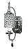 Framburg 2041 PS 1-Light Princessa Sconce, Polished Silver