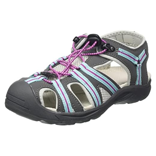 CMP Kids Aquarii 2.0 Hiking Sandal, Sandalias Deportivas, Titanio Acqua, 34 EU