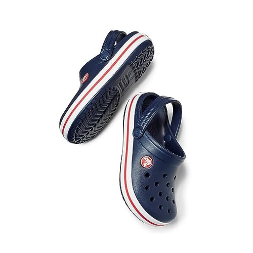Image of crocs Unisex-Baby Crocband Kids Navy Sandals-C4C5 (10998-410)