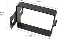 Vista 2 de Metal Master - Paquete de 10 ganchos de anillo en D para gestión de cables de rack de servidores - Organizador de soporte para cables de conexión