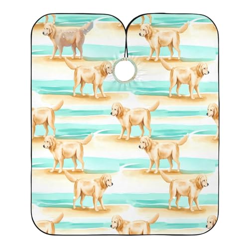 Capa de barbería impermeable para hombres Kigai Cute Dogs miniatura 2
