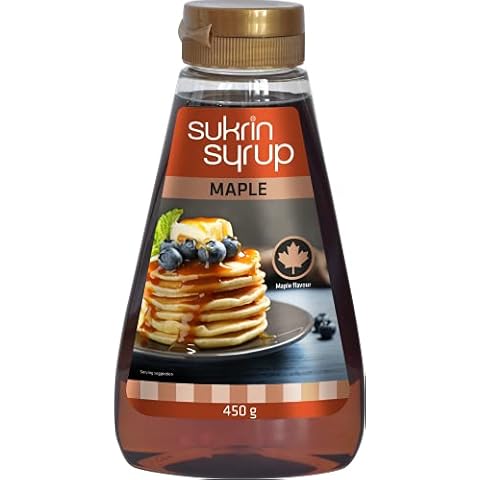 Sukrin Sirup Maple - Zuckerfreier Ahornsirup mit Ballaststoffen, Erythritol und Stevia Cover