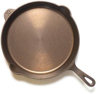 Lancaster Cast Iron No. 10 Skillet - 11-5/8-Inch Pre-Seasoned Heirloom Pan - Made in USA - Thumbnail 5