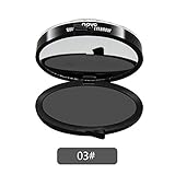 Indexu Waterproof Eyebrow Seal Stamp Powder Simple Eyebrow Kit With Mirror 3 # gray black