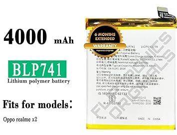 Image of BLP741 Battery for Realme XT / X2 RMX1921 RMX1992, RMX1993, RMX1991 Battery with 6 Month Warranty**** (I242)