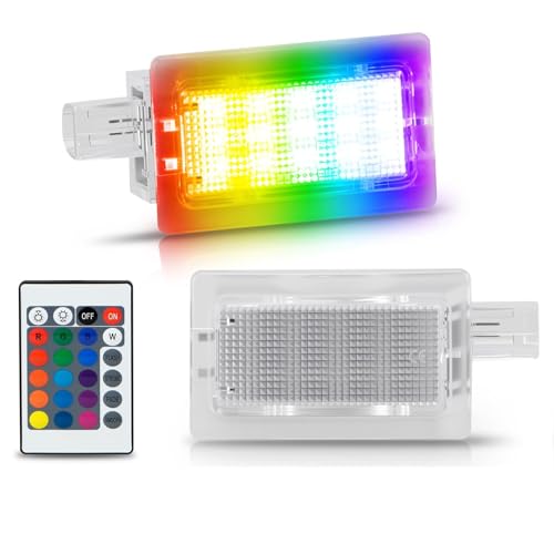 Bestview RGB LED Door Welcome Courtesy Lights Compatible with 2001-2020 Dodge Charger Challenger...