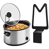 NiHome Slow Cooker Lid Holder Fit for Crockpot for Hands-Free Cooking, Fits Various Lid Sizes, Stable and...