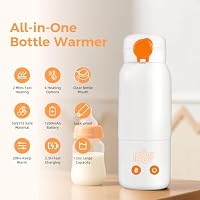 2 Mins Fast Heating, Portable Bottle Warmer for Travel, 12 Ounces On the Go — image 2