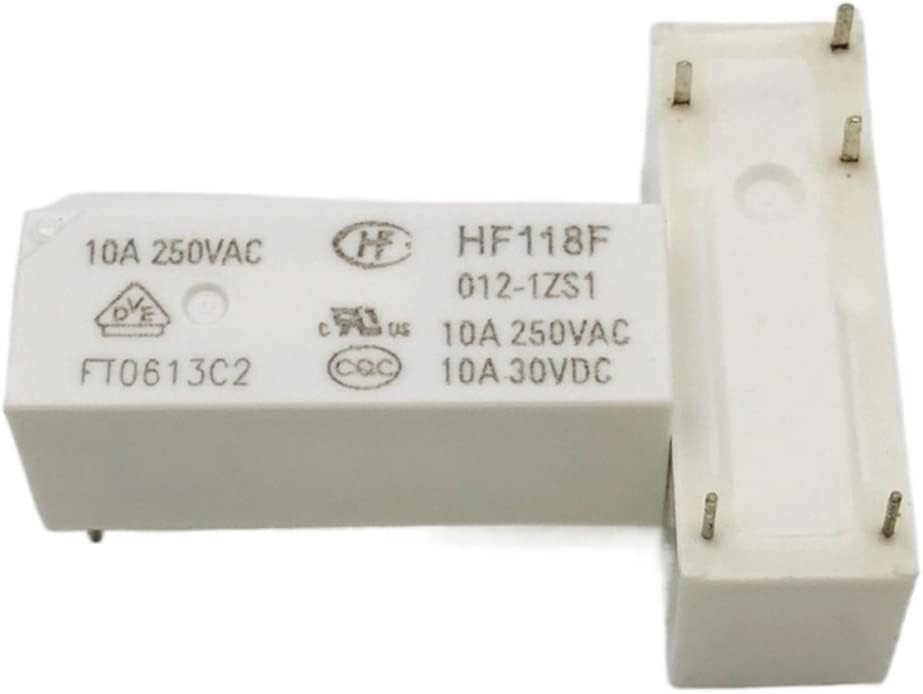 New HF118F 005 012 024-1ZS1 Macro 5V 12V 24V 10A Converted 5-Foot DC Electromagnetic Relay JQX-118F 024-1ZS1T(HF118F 024-1ZS1)