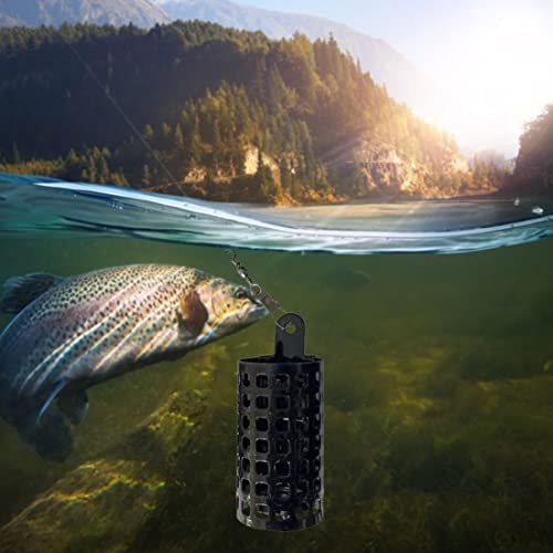 Visserij Lure kooi, vissersaskooi, metalen karpers vissen tackle feeder aas houder valmand vis tackle accessoires, 10 stcs 50 g - Image 4