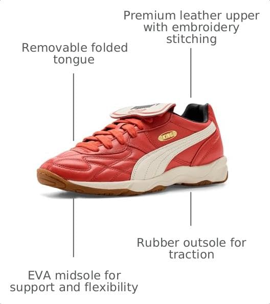 Image of PUMA Mens King Indoor Lace Up Sneakers Shoes Casual