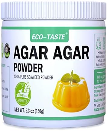 Agar Agar Powder, 5.3 oz(150g), 100% Natural Seaweed