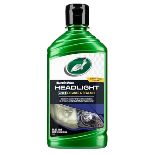 Turtle Wax T-43 (2-in-1) Headlight Cleaner and Sealant - 9 oz Green