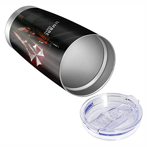 Akakula Stainless Steel Insulated Vacuum Tumblers 20 Oz Umbrella Mug Corporation Cup Glass Gift Friends Christmas Father Day Event Hot Or Iced Water Tea Coffe Frappe Cocktail Suitable, White #TOP1