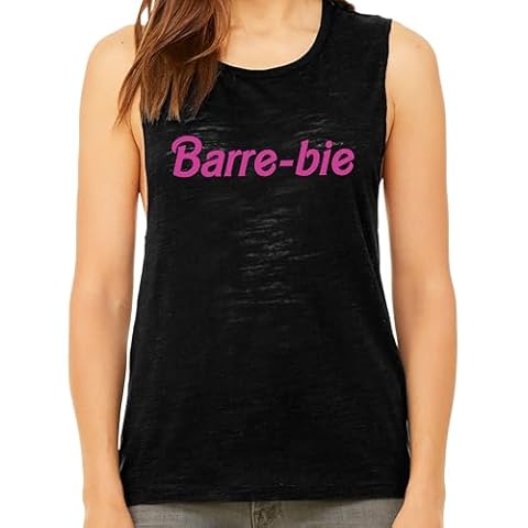 Spunky Pineapple Women's Barre-bie Tank Top, Black Cover
