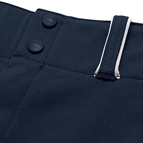 Champro Calça de softbol Surge tradicional de cintura baixa Fastpitch com tubulação trançada de cor