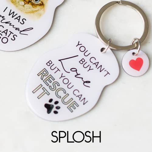 Splosh Pet Keyring Rescue. Pets Personalised Key Ring. Customised Gifts for Her & Gifts for Him. Pet Slogan Key Ring Personalised Gifts. Cat & Dog Mum Gifts. Pet Lover Accessories.… - Image 3