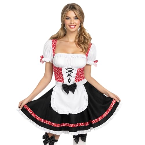 Disfraz Oktoberfest Mujer Vestido Dirndl Alemán