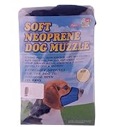 Jeffers Neoprene Dog Muzzle, Black, Size 0