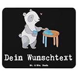 Mr. & Mrs. Panda Personalisiertes Mousepad Panda Möbel restaurieren - Personalisierte Geschenke, Mauspad, Personalisieren, Sportart, Restaurator, Handwerk, Antike, Bedrucken Lassen, mit Spruch