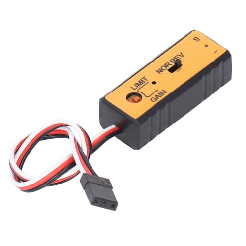 WALFRONT Mini RC Car Accessory Gyro Module Replacement Gyroscope Dual Axes 4-6V ABS Material Easy Install for RC Car and Boats Toys Drift Drive