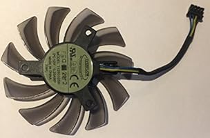 75mm Video Card Fan Replacement for nVidia/ATI/AMD Video Cards (Mounting Hole distance 40mm, 4-pin power line)