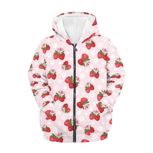 Sweat à capuche zippé fille poches pour ne plus avoir froid à la récré