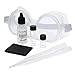 ToolTreaux Platinum Testing Kit with Safety Glasses Testing Stone Pipettes Glass Vials, 7pc