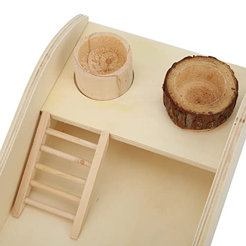 Caixa de banho de areia para hamster, recipiente para banho de areia para hamster removível, fácil d