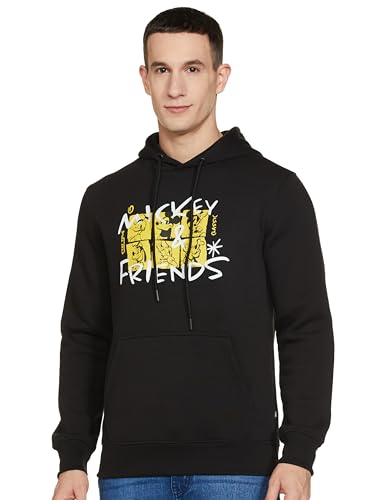 Amazon Brand - Symbol Men's Cotton Hooded Sweatshirt