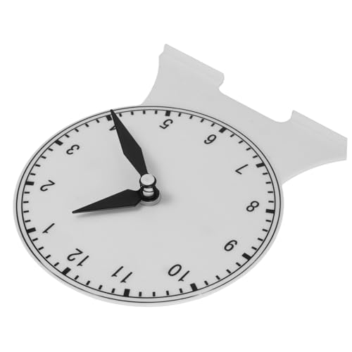 HONMEET Reloj De Manecillas para Aprender a Leer Φ120 Decoración De Escritorio