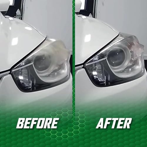 Image of 1Pc Advanced Nano Atomization Headlight Restoration Kit for Crystal Clear Car Lens Cleaning, Oxidation Removal, Long-Lasting Shine - Complete Auto Light Repair & Polishing Set