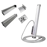 0.005mm Milling Lathe Grinder DRO Linear Glass Scale, 100 200 300 400mm Travel TTL Resolution 5um Industrial Grade, 1pc(350mm Travel)