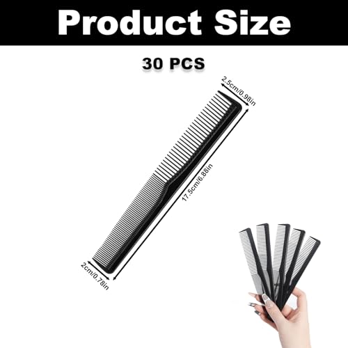 Set de 30 Peines de Plástico para Estilismo miniatura 2