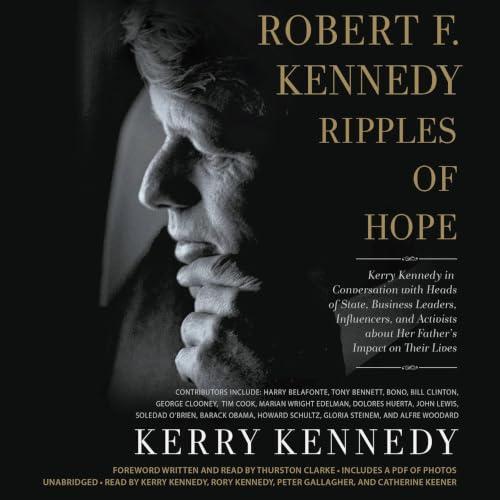 Diseño de la portada del título Robert F. Kennedy: Ripples of Hope
