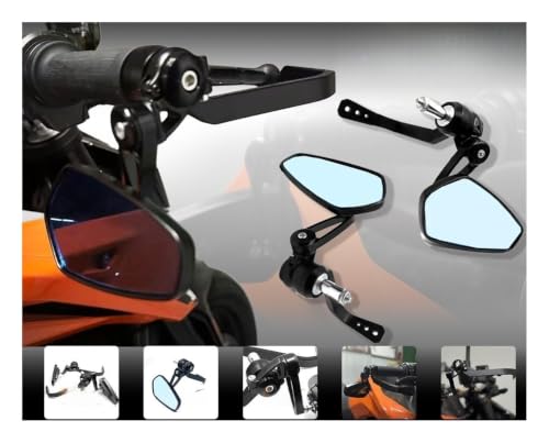 Espejos de motocicleta para Streetfighter V4 retrovisores de manillar en aluminio mecanizado 2