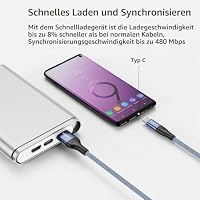 USB C Kabel [5Stück 2m] Schnellladung, Ladekabel USB C Nylon Type C Kabel – Ansicht 3