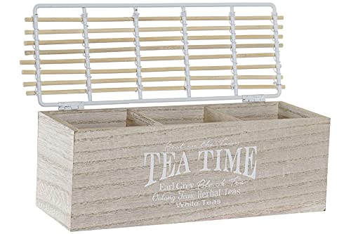 Space Home - Caja para Bolsitas de Té - Caja para Infusiones - Almacenaje de Cocina - 3 Compartimentos - 24 x 9 x 9,5 cm - Imagen 3