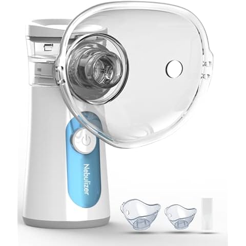 Rechargeable Portable Inhalators Steam Inhaler Machine Cool Mist Atomizer for Children and Adults Home & Travel Use Gifts Cover