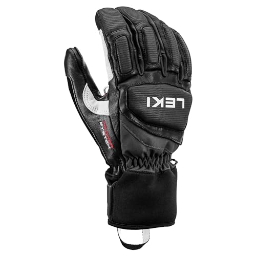 LEKI Griffin Pro 3D Handschuhe Skihandschuhe Fingerhandschuhe (schwarz-weiß, 9.5)