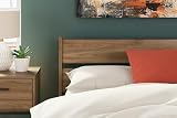 Signature Design by Ashley Deanlow Rustic Panel Headboard, Full, Light Brown
