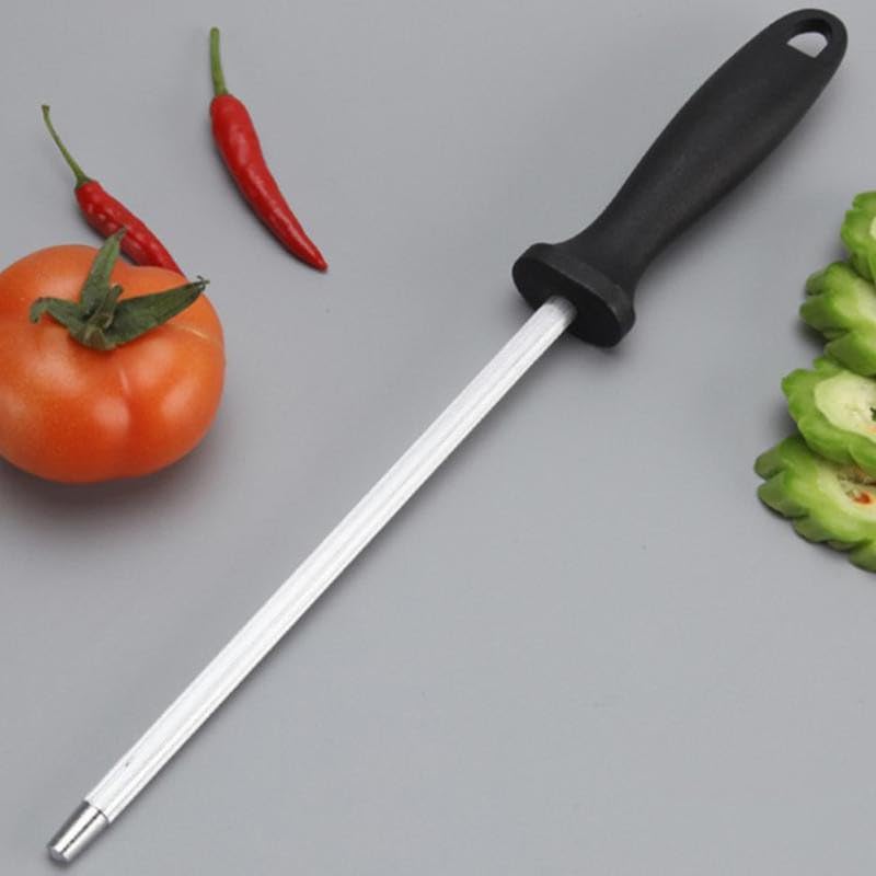 Image of Machado Forging Serbian Chef Knife Set - 12 inch Full Tang High Carbon Clad Steel Butcher Cleaver with Knife Sharpener - Perfect for Vegetables, Fish, Meat - Ideal for Kitchen, Hotel, Restaurant