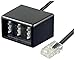 Produktbild 10 Stück, Wentronic Telefon Adapter (RJ45 Stecker auf TAE Buchsen NFN) schwarz