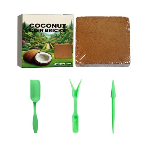 Blocs de | Outils de Jardin naturels compressés – Blocs pour terreau et Briques de – pour Fleurs, orchidées, en Pot, intérieur, extérieur, Jardin, Chemin, Ferme, terrasse