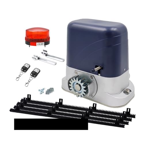 Motor de puerta corredera con bastidores de nailon de 4m/6m, 500kg/600kg/800kg/1200kg, abridor de puerta corredera automático opcional for fábrica doméstica Juego De Operador De PortóN EléCtrico Para
