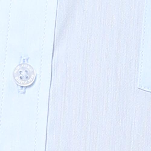 Image of Park Avenue Men Slim Fit Solid Pattern Polycotton Blend Semi Cutaway Collar Full Sleeve Formal Shirt