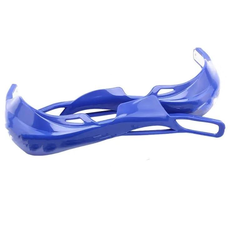 Protection mains motocross ACERBIS en alu bleu anti-choc pour poignée