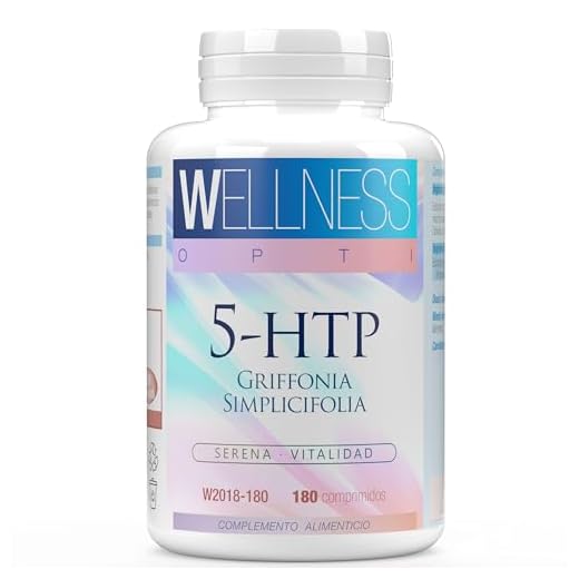5HTP Adelgazar Rapido y Efectivo Mujer, Triptófano Extracto de Griffonia Simplicifolia, 5-htp triptofano, Pastillas para Dormir, 180 comp. 490mg, Fat Burner, bajar cortisol y ansia - WELLNESS Opti