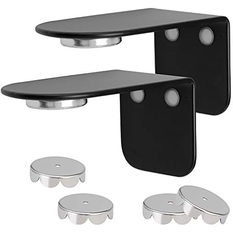 bremermann Magnet-Seifenhalter PUREZZA - frei hängende Seife durch Magnet - Kleben oder Bohren, matt schwarz Cover